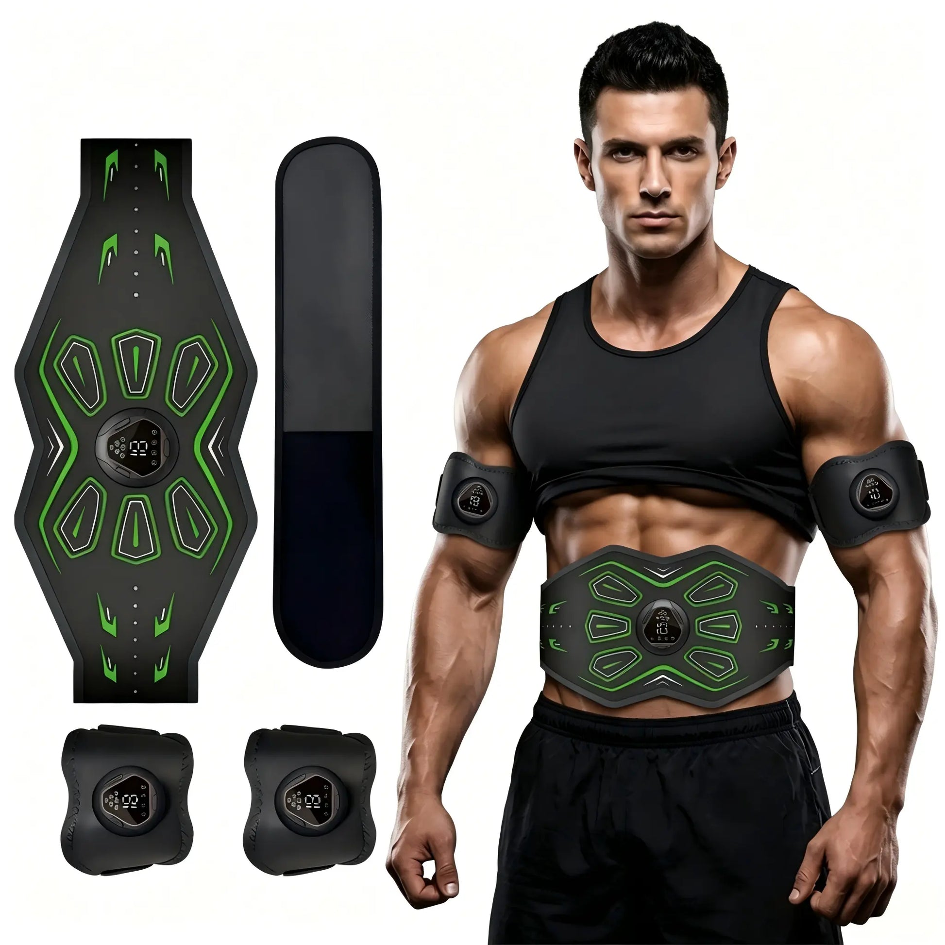 2026 Advanced Abdominal and Arm Strength Training Device: 6 Modes, 18 Intensity Levels for Enhanced Abdominal and Arm Muscle Contraction and Relaxation; Comprehensive Ab and Arm Workout Set
