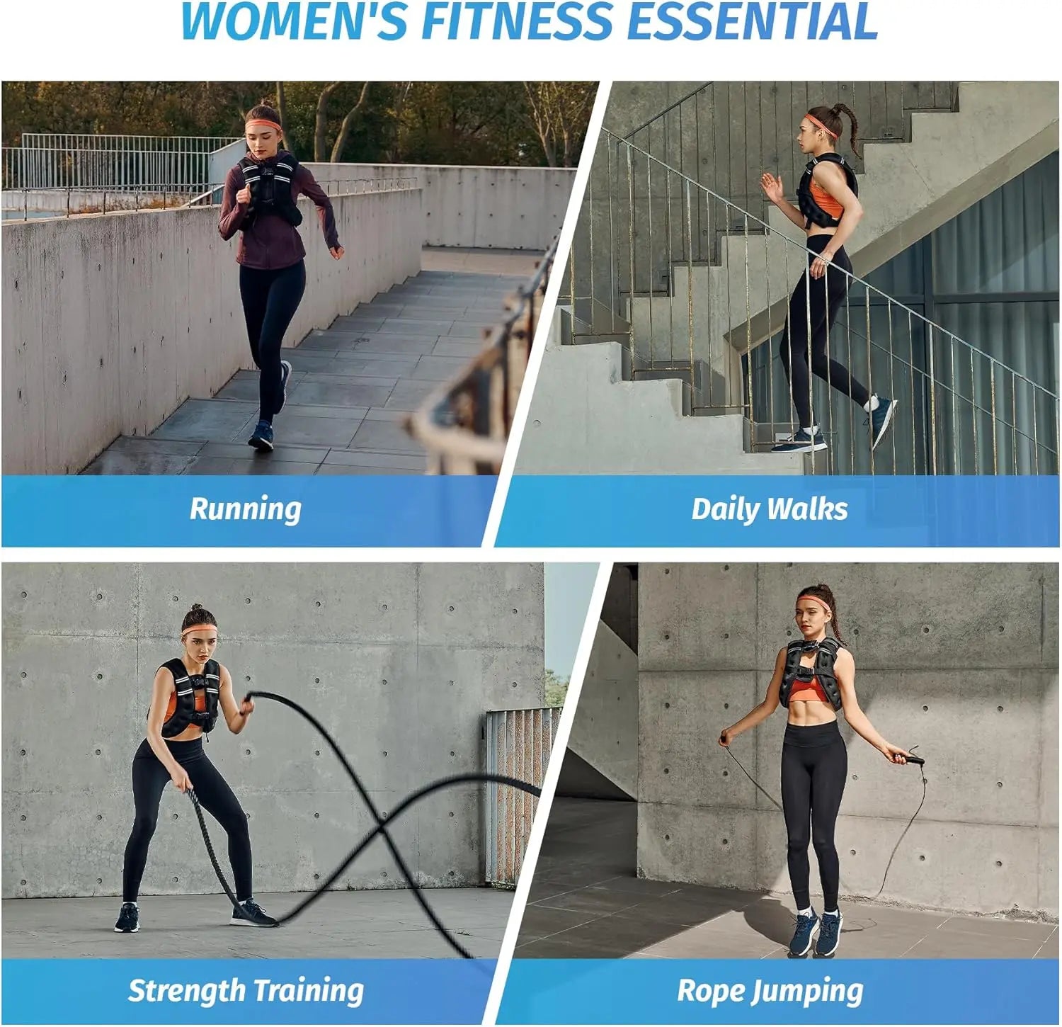 【Summerfinds】Zelus Weighted Vests,6/8/12/16/20/25/30Lb Rucking Vest with Detachable Phone Pouch&Reflective Stripes&Adjustable Straps|Exercise Equipment & Workout Enhancer for Motivational Walking,Strength Training,Running #Tiktokshopdealsforyoudays