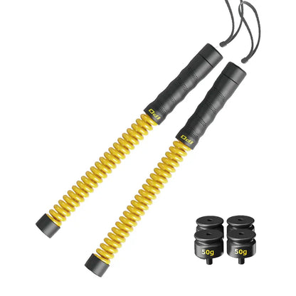 3-Level Adjustable Cordless Battle Ropes - Weighted Ropeless Battle Rope for Home Gym Strength Training and Cardio Fitness