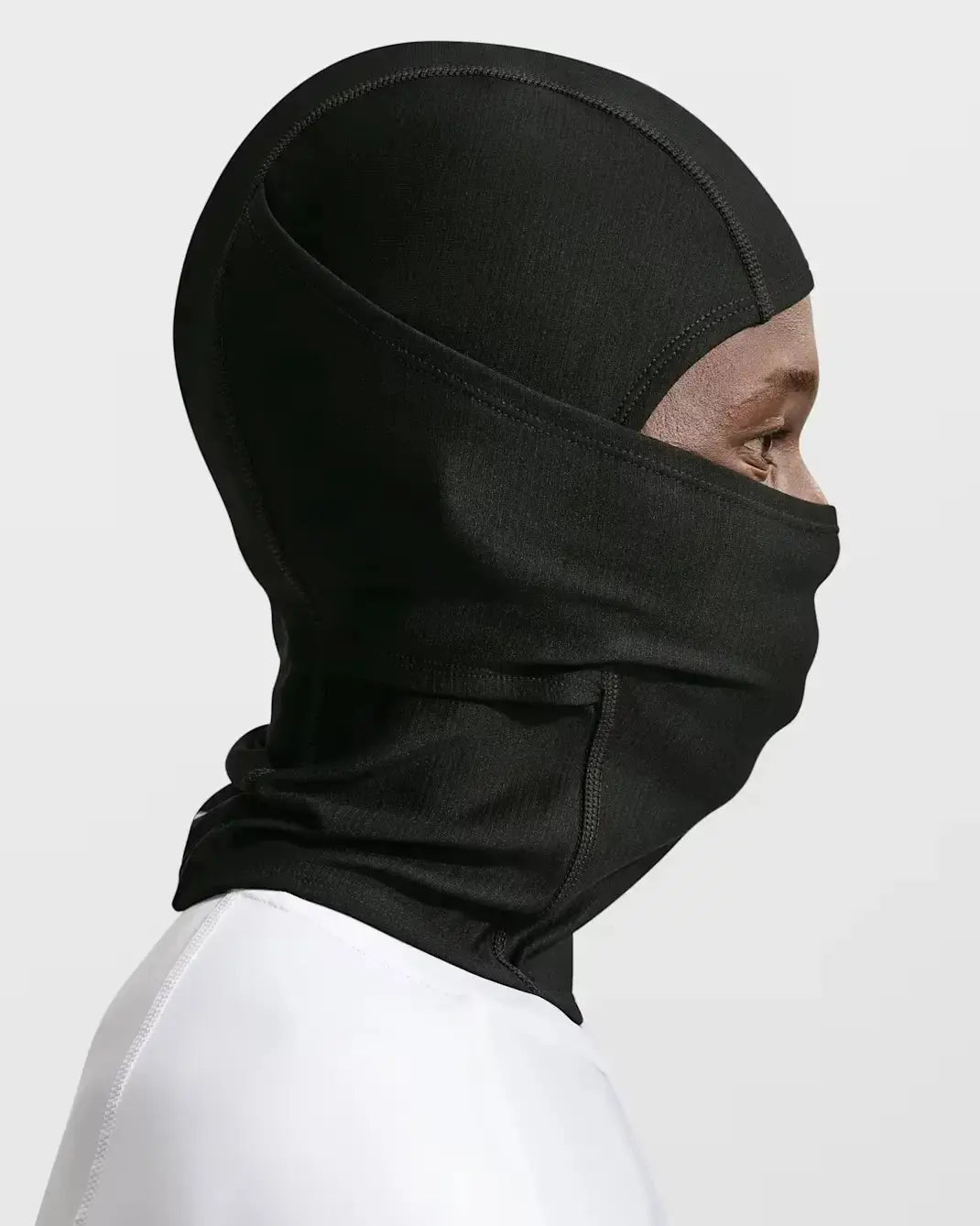 Nike Pro Hyperwarm Convertible Hood Mask - Dri-Fit Technology for Enhanced Warmth and Comfort in Outdoor Sports, Machine Washable Face Covering