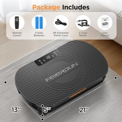 FED Fitness Feierdun Series VP2 Whole Body Vibration Platform for Home Fitness and Muscle Toning