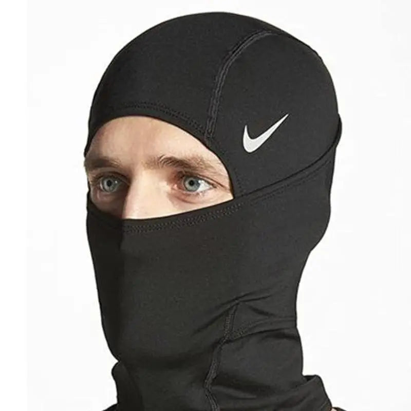 Nike Pro Hyperwarm Convertible Hood Mask - Dri-Fit Technology for Enhanced Warmth and Comfort in Outdoor Sports, Machine Washable Face Covering