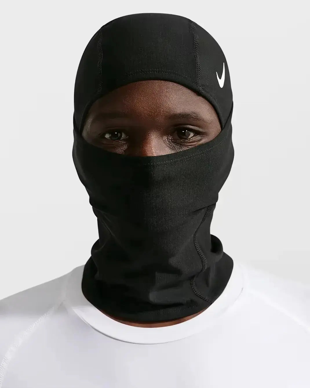 Nike Pro Hyperwarm Convertible Hood Mask - Dri-Fit Technology for Enhanced Warmth and Comfort in Outdoor Sports, Machine Washable Face Covering