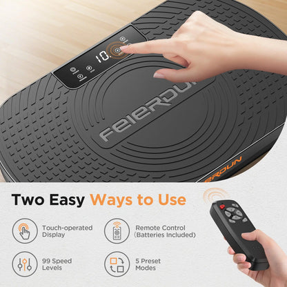 FED Fitness Feierdun Series VP2 Whole Body Vibration Platform for Home Fitness and Muscle Toning