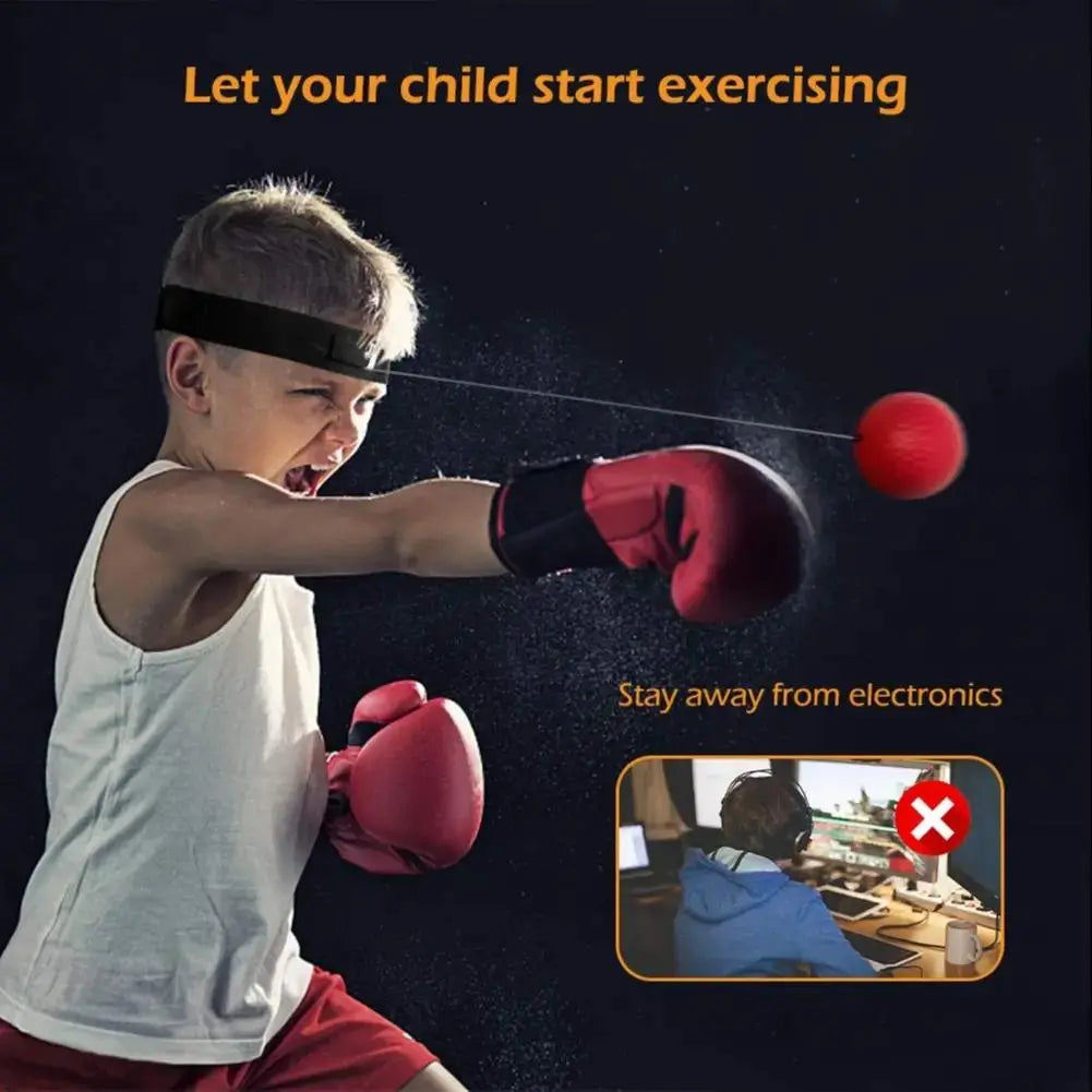 Boxing Reflex Ball, Improves Reaction Speed & Hand-Eye Coordination, Boxing Training Equipment for Home, Men'S Gift, Boxing Speed Trainer for Boyfriend, Boxing Training Gear #GLOBAL PICKS