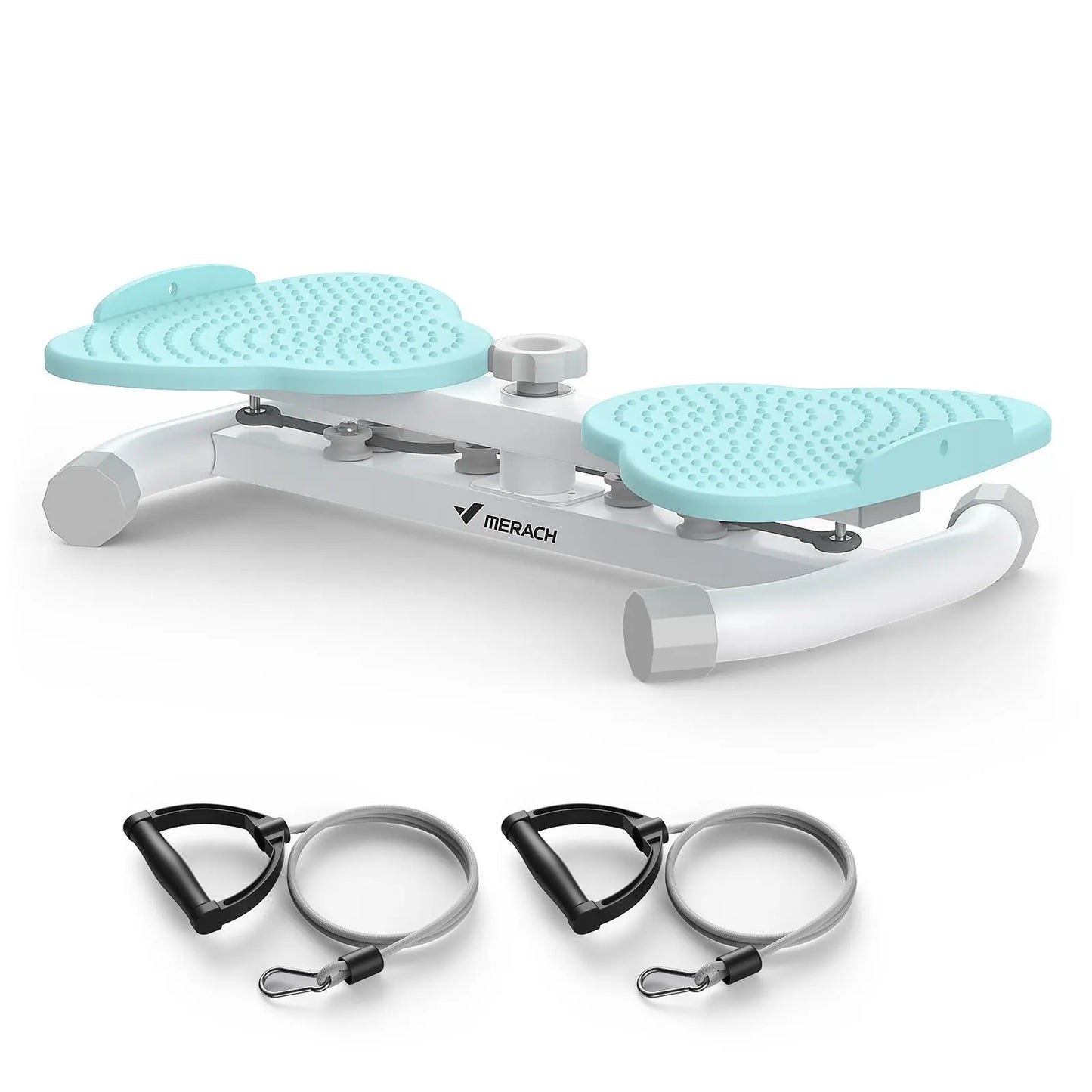 Merach Waist Twist Machine for Abdominal Toning - Double Non-Slip, Noise-Free Exercise Equipment with Feet Apart Design