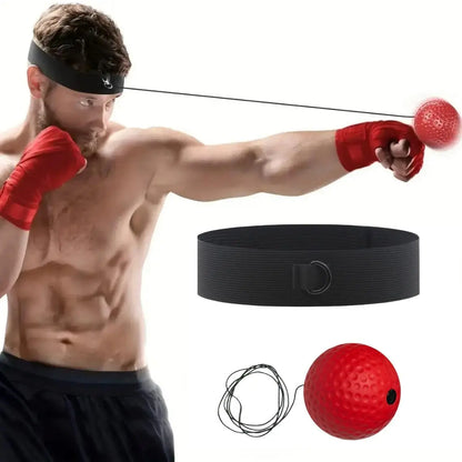 Boxing Reflex Ball, Improves Reaction Speed & Hand-Eye Coordination, Boxing Training Equipment for Home, Men'S Gift, Boxing Speed Trainer for Boyfriend, Boxing Training Gear #GLOBAL PICKS