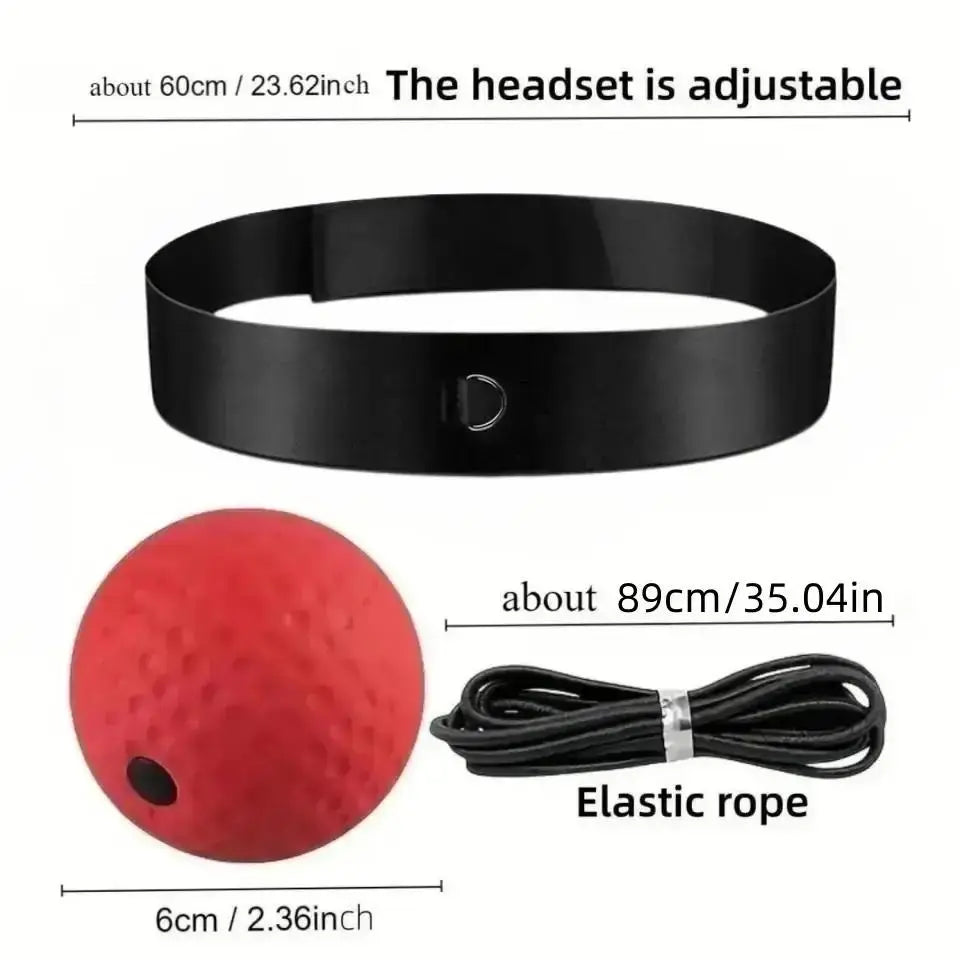 Boxing Reflex Ball, Improves Reaction Speed & Hand-Eye Coordination, Boxing Training Equipment for Home, Men'S Gift, Boxing Speed Trainer for Boyfriend, Boxing Training Gear #GLOBAL PICKS