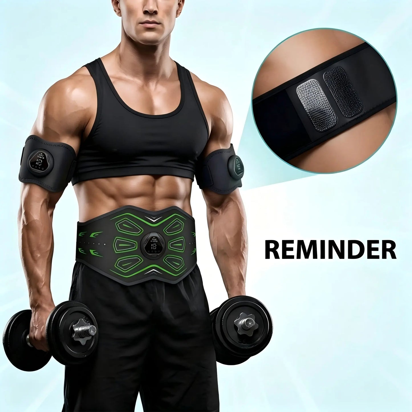 2026 Advanced Abdominal and Arm Strength Training Device: 6 Modes, 18 Intensity Levels for Enhanced Abdominal and Arm Muscle Contraction and Relaxation; Comprehensive Ab and Arm Workout Set