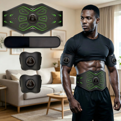 2026 Advanced Abdominal and Arm Strength Training Device: 6 Modes, 18 Intensity Levels for Enhanced Abdominal and Arm Muscle Contraction and Relaxation; Comprehensive Ab and Arm Workout Set